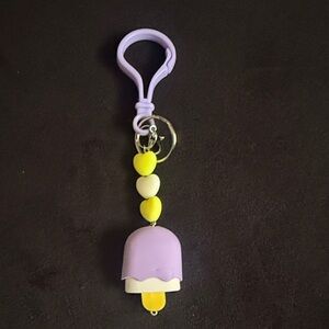 Purple and Yellow Key Holder